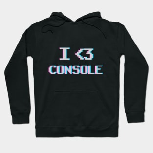 I Love console Dark Hoodie